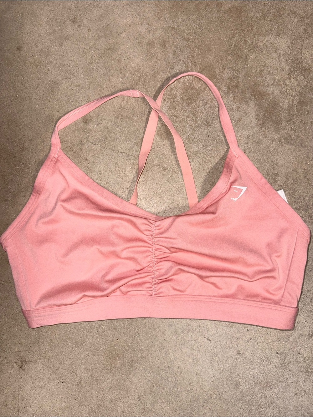 Gymshark pink rushed sports bra size medium
